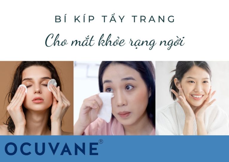 Bí kíp tẩy trang cho mắt khỏe rạng ngời