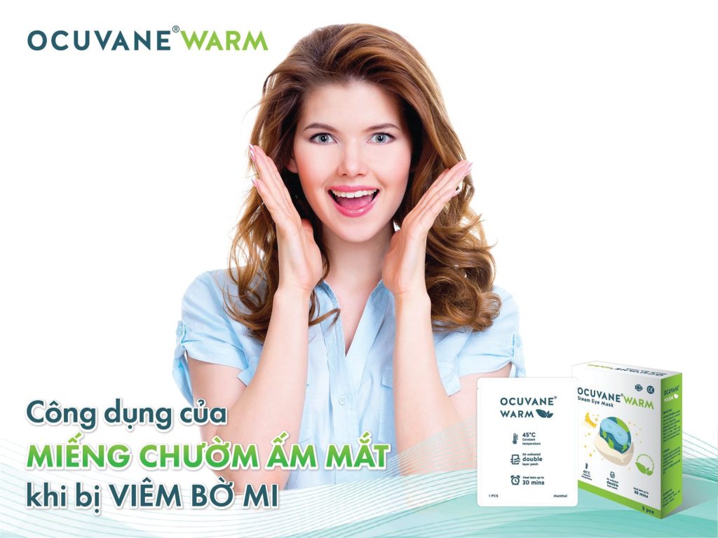 CÔNG DỤNG CỦA MIẾNG CHƯỜM ẤM MẮT KHI BỊ VIÊM BỜ MI