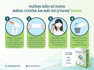 Hướng dẫn sử dụng Miếng chườm ấm mắt Ocuvane Warm