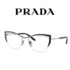 Gọng kính mắt mèo kim loại nữ Prada 0PR63YV GAQ1O152 4 gọng kính mắt meo Prada 0PR63YV GAQ1O152
