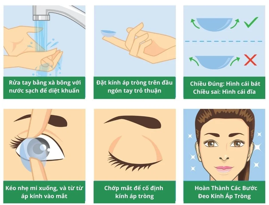Cách đeo kính áp tròng: Hướng dẫn chi tiết cho người mới bắt đầu 4 cách đeo kính áp tròng -Hướng dẫn cách đeo kính áp tròng đúng cách