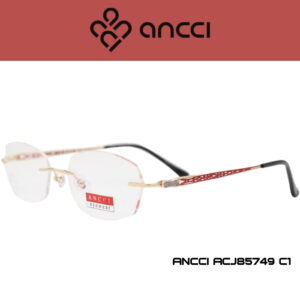gọng kính khoan titan unisex ANCCI