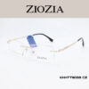 gọng kính titan nam chính hãng Ziozia