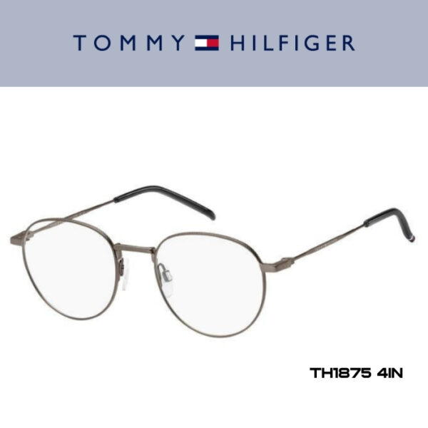 gọng kính tròn kim loại Tommy Hilfiger