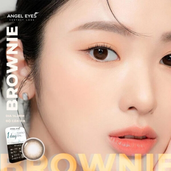 Kính áp tròng 1 ngày BROWNIE Angel Eyes Hàn Quốc