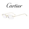 kính cartier gọng vàng CT0070O 001