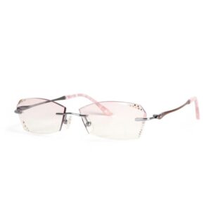 kính mát không gọng siêu nhẹ Zoson 3103 - màu hồng