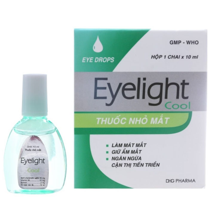 Thuốc Nhỏ Mắt Cho Mắt Cận 2025: Công Dụng và Cách Chọn 4 Thuốc nhỏ mắt cho mắt cận Eyelight Cool