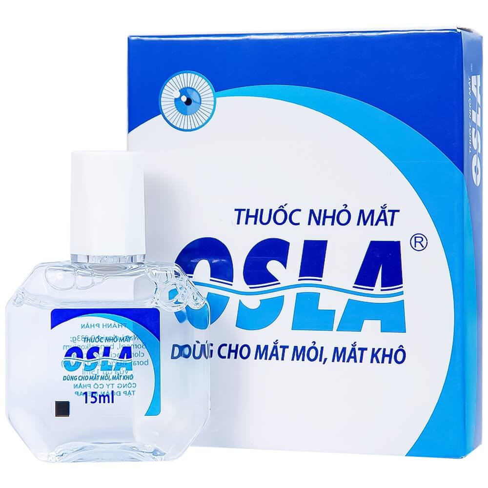 Thuốc Nhỏ Mắt Cho Mắt Cận 2025: Công Dụng và Cách Chọn 8 Thuốc nhỏ mắt cho mắt cận Osla