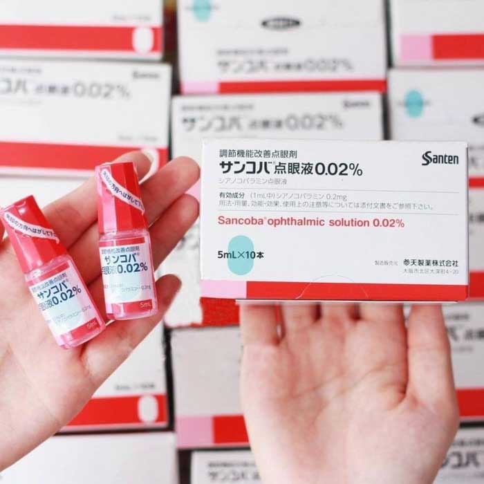 Thuốc Nhỏ Mắt Cho Mắt Cận 2025: Công Dụng và Cách Chọn 5 Thuốc bổ mắt cho mắt cận Sancoba