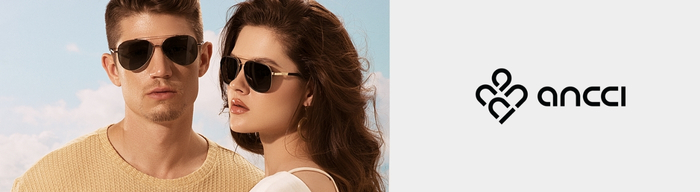 thương hiệu gọng kính khoan titan unisex ANCCI ẠC85749 C1