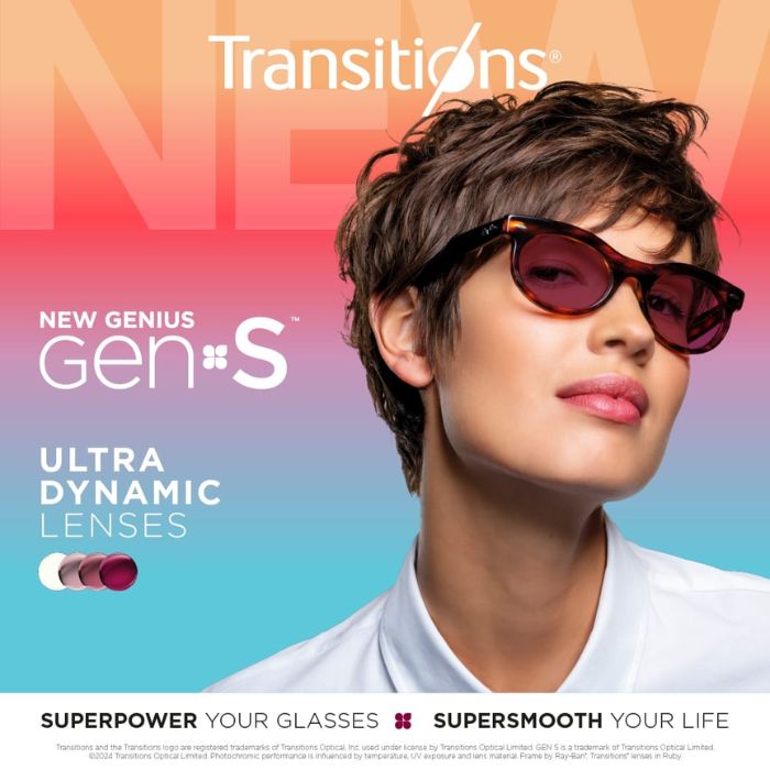 tính năng tròng kính cận đổi màu Essilor Transition Gen S