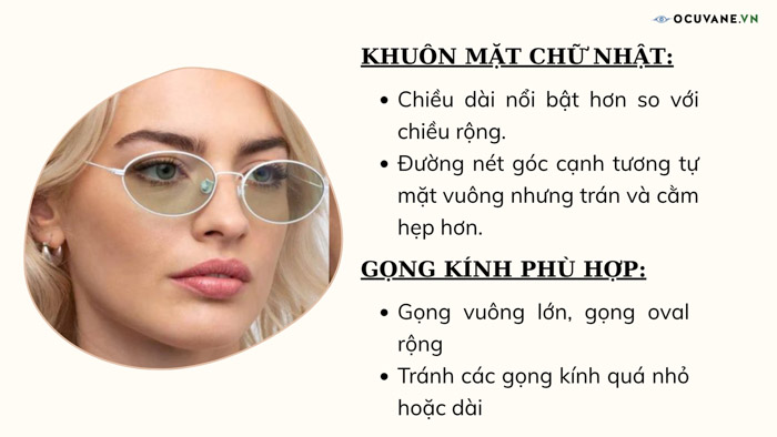 Gợi ý 1 số gọng kính phù hợp với khuôn mặt 8 1 số gọng kính phù hợp với khuôn mặt chữ nhật