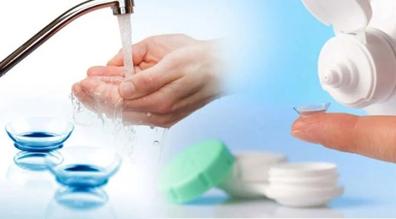 Có nên đeo kính áp tròng khi ngủ trưa? 6 Vệ sinh tay sạch sẽ trước khi sử dụng kính