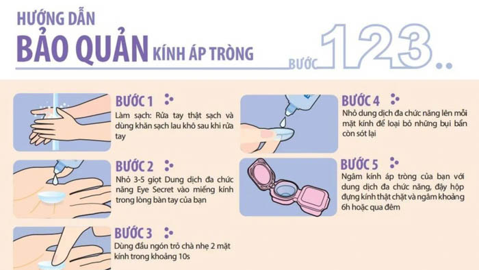 Kính áp tròng cận thị – Giải pháp thay thế kính gọng 10 Lưu ý khi sử dụng kính áp tròng
